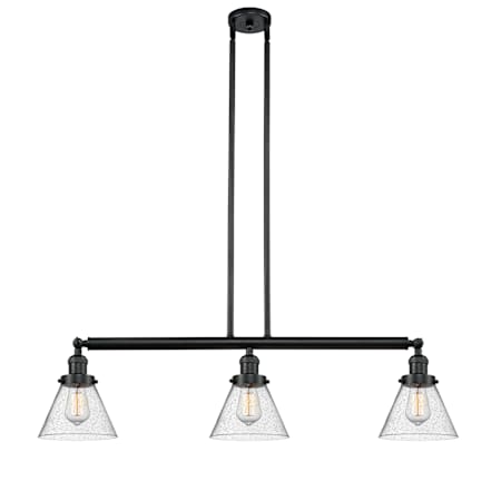 A large image of the Innovations Lighting 213-S Large Cone Alternate Image
