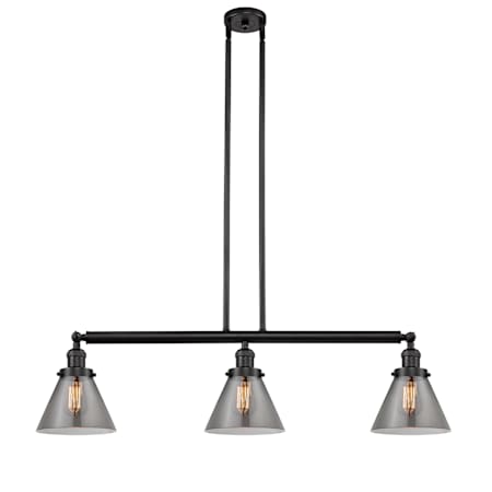A large image of the Innovations Lighting 213-S Large Cone Alternate Image