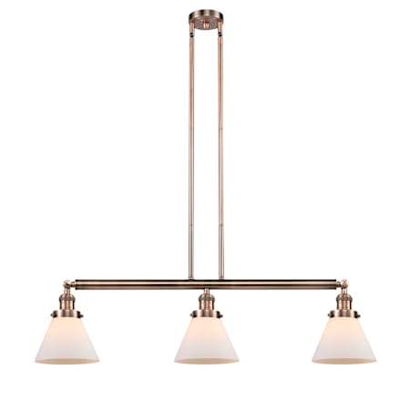 A large image of the Innovations Lighting 213-S Large Cone Alternate Image
