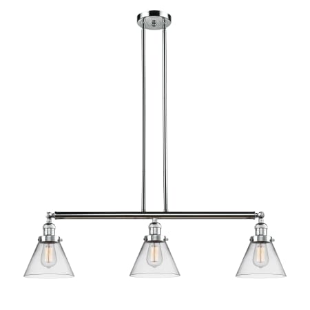 A large image of the Innovations Lighting 213-S Large Cone Innovations Lighting-213-S Large Cone-Full Product Image