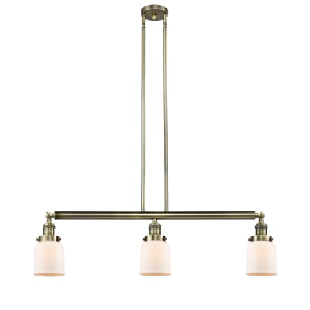 A large image of the Innovations Lighting 213-S Small Bell Innovations Lighting-213-S Small Bell-Full Product Image