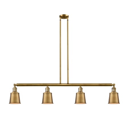 A large image of the Innovations Lighting 214 Addison Brushed Brass