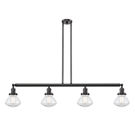 A large image of the Innovations Lighting 214-S Olean Oil Rubbed Bronze / Clear