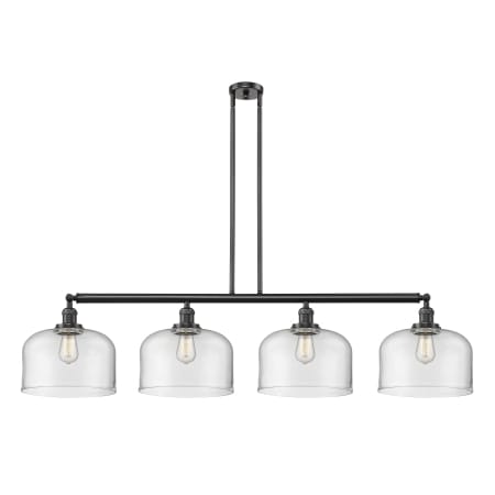 A large image of the Innovations Lighting 214 X-Large Bell Oil Rubbed Bronze / Clear
