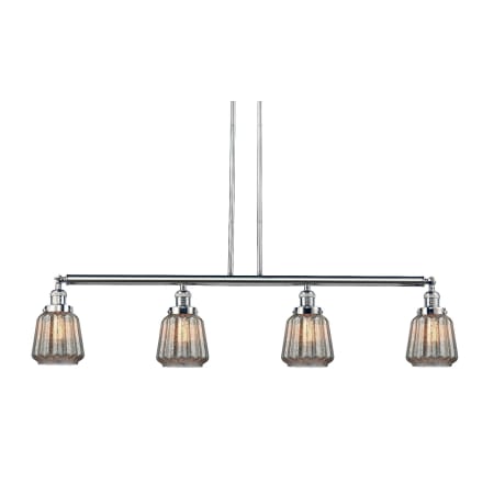 A large image of the Innovations Lighting 214-S Chatham Polished Nickel / Mercury Plated