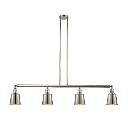 A large image of the Innovations Lighting 214 Addison Polished Nickel