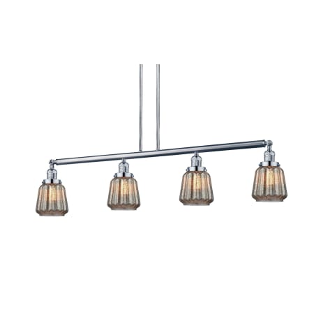A large image of the Innovations Lighting 214-S Chatham Brushed Satin Nickel / Mercury Plated