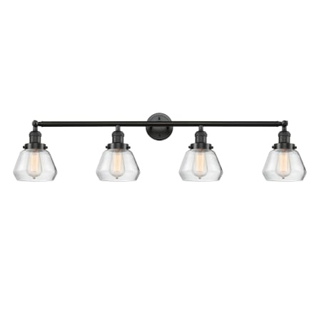 A large image of the Innovations Lighting 215-S Fulton Oil Rubbed Bronze / Clear
