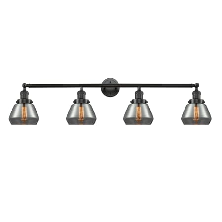 A large image of the Innovations Lighting 215-S Fulton Oil Rubbed Bronze / Plated Smoked