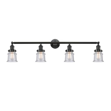 A large image of the Innovations Lighting 215-S Small Canton Oil Rubbed Bronze / Seedy