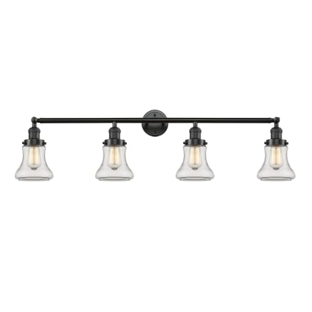A large image of the Innovations Lighting 215-S Bellmont Oil Rubbed Bronze / Clear
