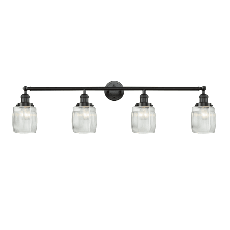 A large image of the Innovations Lighting 215-S Colton Oil Rubbed Bronze / Clear Halophane