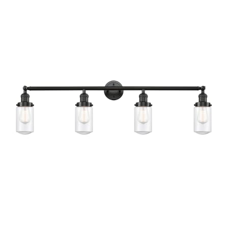 A large image of the Innovations Lighting 215 Dover Oil Rubbed Bronze / Clear