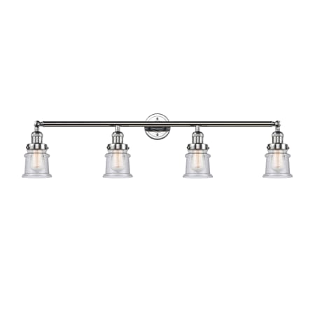 A large image of the Innovations Lighting 215-S Small Canton Polished Chrome / Seedy