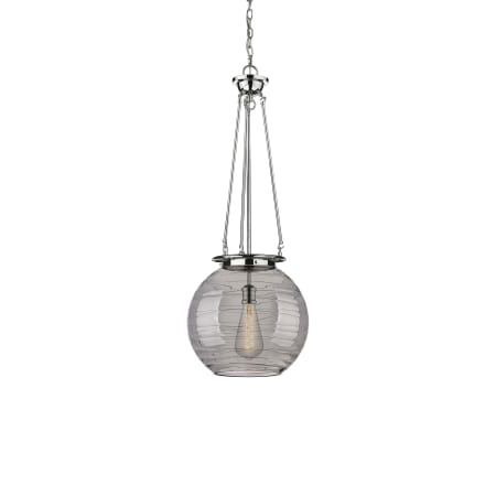 A large image of the Innovations Lighting 221-1P-39-16 Athens Pendant Polished Chrome