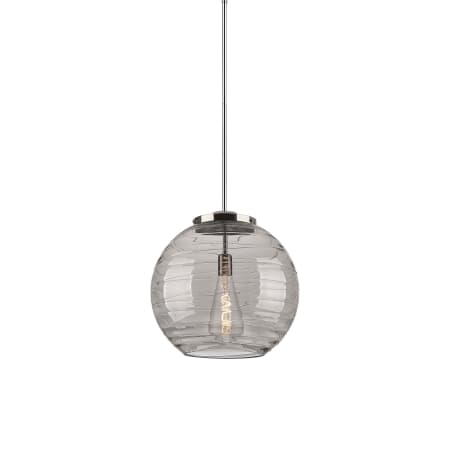 A large image of the Innovations Lighting 221-1S-18-16-LED Athens Pendant Polished Nickel