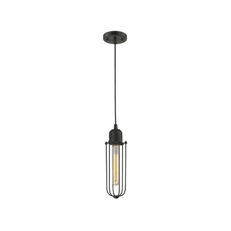 A large image of the Innovations Lighting 225 Muselet Oiled Rubbed Bronze / Metal Wire Cage