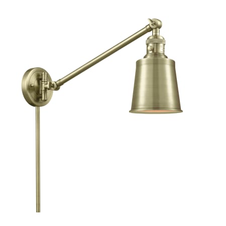 A large image of the Innovations Lighting 237 Addison Antique Brass / Oil Rubbed Bronze