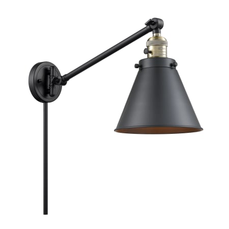 A large image of the Innovations Lighting 237 Appalachian Black Antique Brass / Matte Black