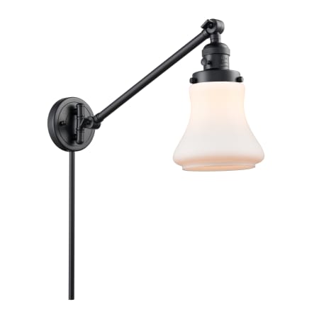A large image of the Innovations Lighting 237 Bellmont Matte Black / Matte White