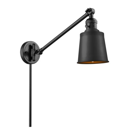 A large image of the Innovations Lighting 237 Addison Matte Black / Oil Rubbed Bronze