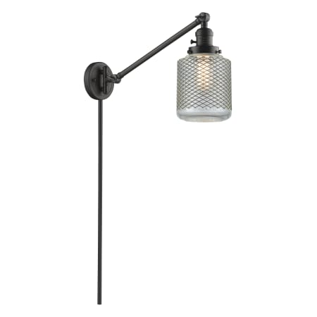 A large image of the Innovations Lighting 237 Stanton Oil Rubbed Bronze / Wire Mesh
