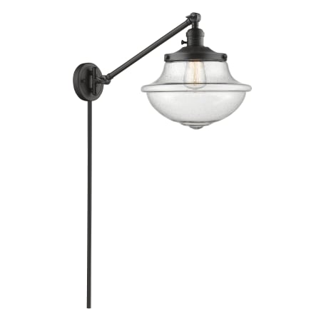 A large image of the Innovations Lighting 237 Large Oxford Oil Rubbed Bronze / Seedy