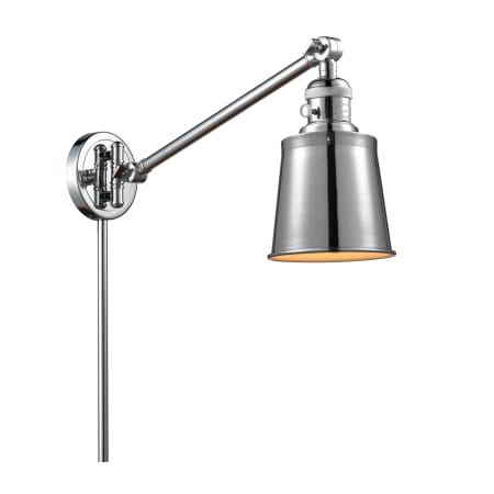 A large image of the Innovations Lighting 237 Addison Polished Chrome / Oil Rubbed Bronze