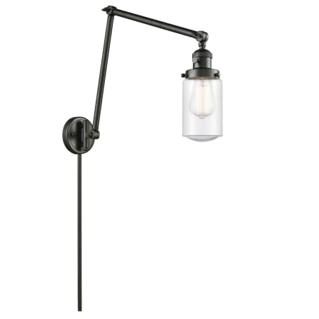 A large image of the Innovations Lighting 238 Dover Oil Rubbed Bronze / Seedy