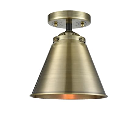 A large image of the Innovations Lighting 284 Appalachian Black Antique Brass / Antique Brass