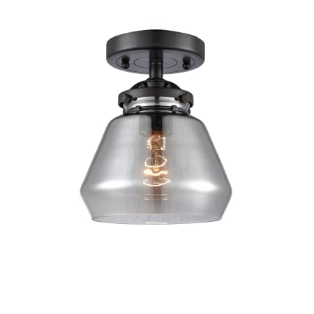 A large image of the Innovations Lighting 284 Fulton Oil Rubbed Bronze / Plated Smoke