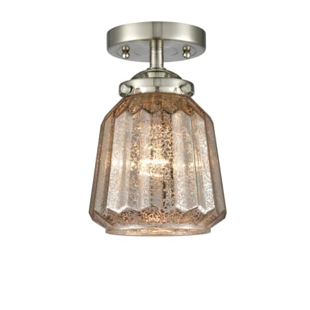 A large image of the Innovations Lighting 284 Chatham Brushed Satin Nickel / Mercury