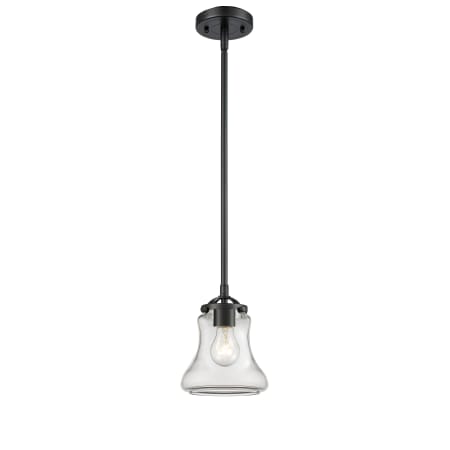 A large image of the Innovations Lighting 284-1S Bellmont Oil Rubbed Bronze / Clear