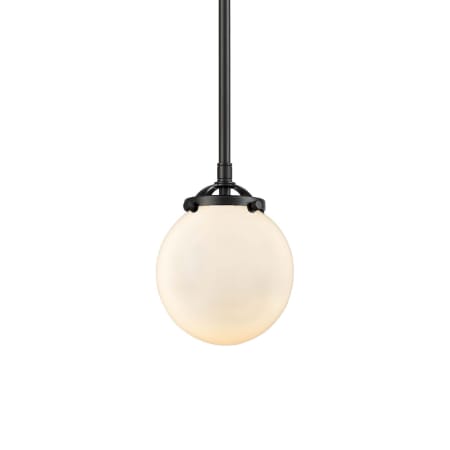 A large image of the Innovations Lighting 284-1S-6 Oil Rubbed Bronze / Gloss White