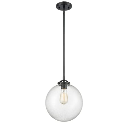 A large image of the Innovations Lighting 284-1S X-Large Beacon Oil Rubbed Bronze / Seedy