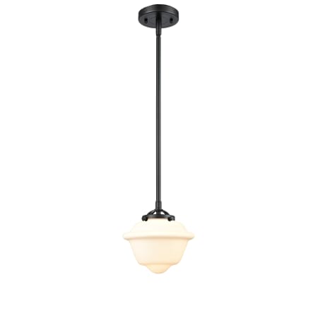 A large image of the Innovations Lighting 284-1S Small Oxford Oil Rubbed Bronze / Matte White