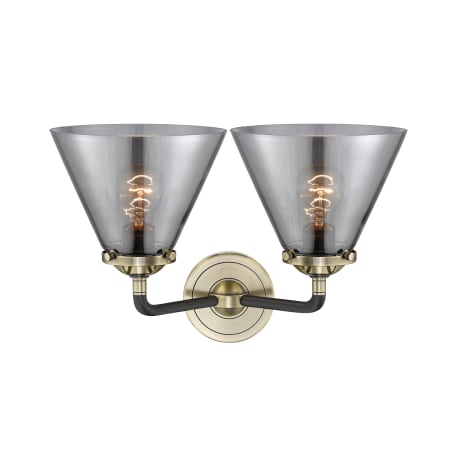 A large image of the Innovations Lighting 284-2W Large Cone Alternate View