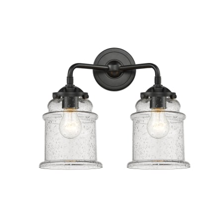 A large image of the Innovations Lighting 284-2W Canton Oil Rubbed Bronze / Seedy