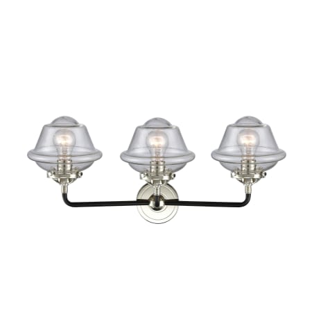 A large image of the Innovations Lighting 284-3W Small Oxford Alternate View