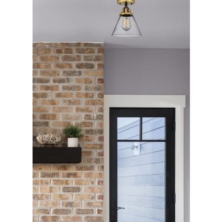 A large image of the Innovations Lighting 288-1C-10-8 Cone Semi-Flush Alternate Image