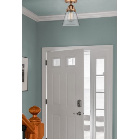 A large image of the Innovations Lighting 288-1C-9-6 Cone Semi-Flush Alternate Image