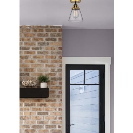 A large image of the Innovations Lighting 288-1C-9-6 Cone Semi-Flush Alternate Image
