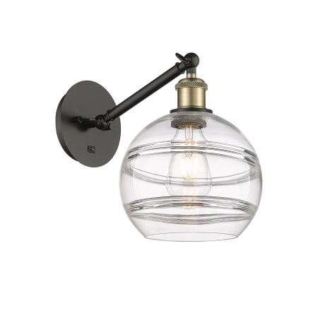 A large image of the Innovations Lighting 317-1W-10-8 Rochester Sconce Alternate Image