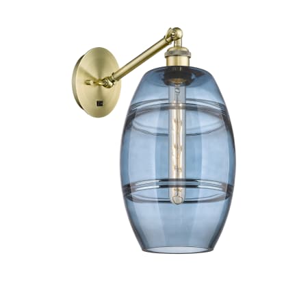 A large image of the Innovations Lighting 317-1W-10-8 Vaz Sconce Alternate Image