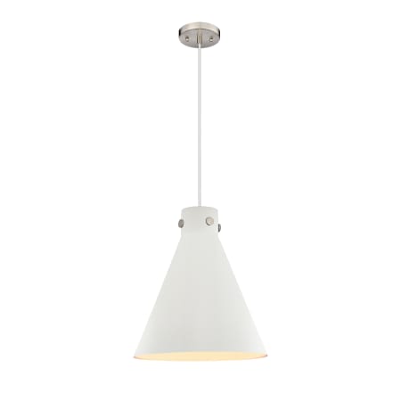 A large image of the Innovations Lighting 410-1PL-16-14 Newton Cone Pendant Alternate Image