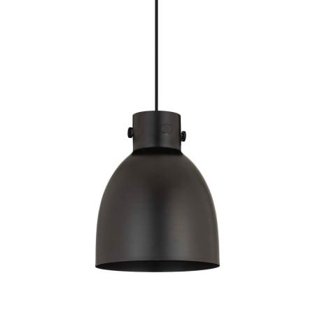 A large image of the Innovations Lighting 410-1PM-13-10 Newton Bell Pendant Matte Black / Matte Black