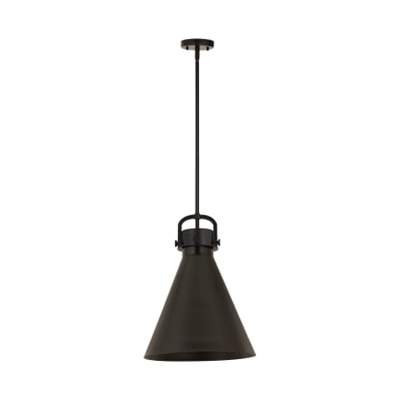 A large image of the Innovations Lighting 410-1SL-20-16 Newton Cone Pendant Alternate Image