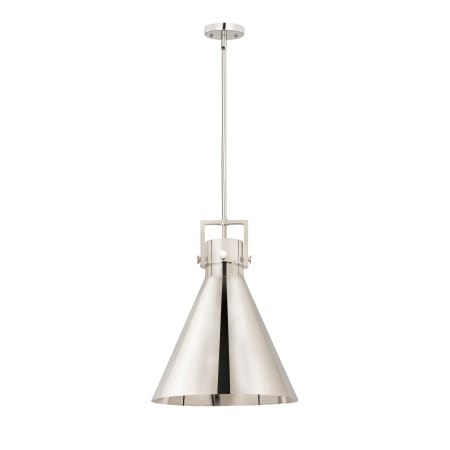 A large image of the Innovations Lighting 410-1SL-20-16 Newton Cone Pendant Alternate Image