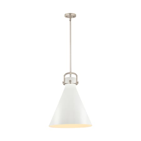 A large image of the Innovations Lighting 410-1SL-20-16 Newton Cone Pendant Alternate Image