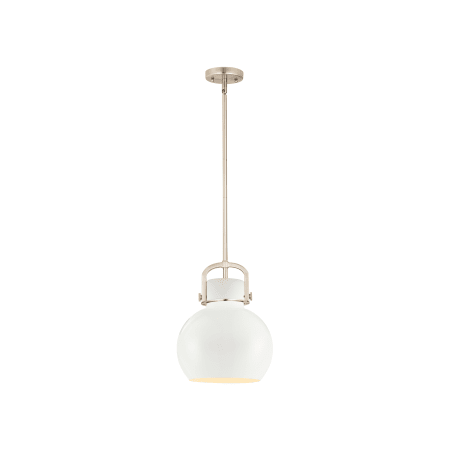 A large image of the Innovations Lighting 410-1SM-15-10 Newton Sphere Pendant Alternate Image